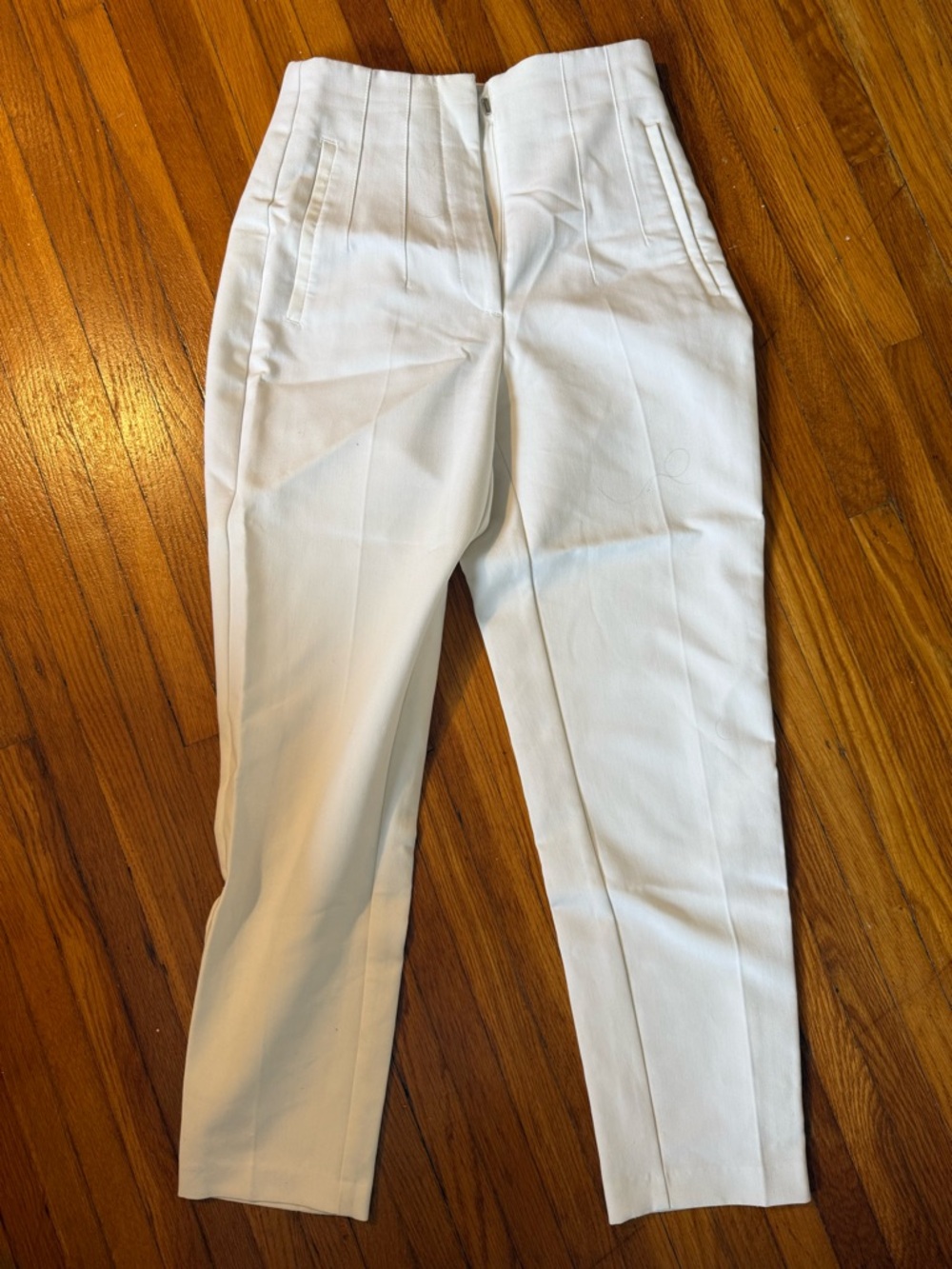White Tailored Dress Pants